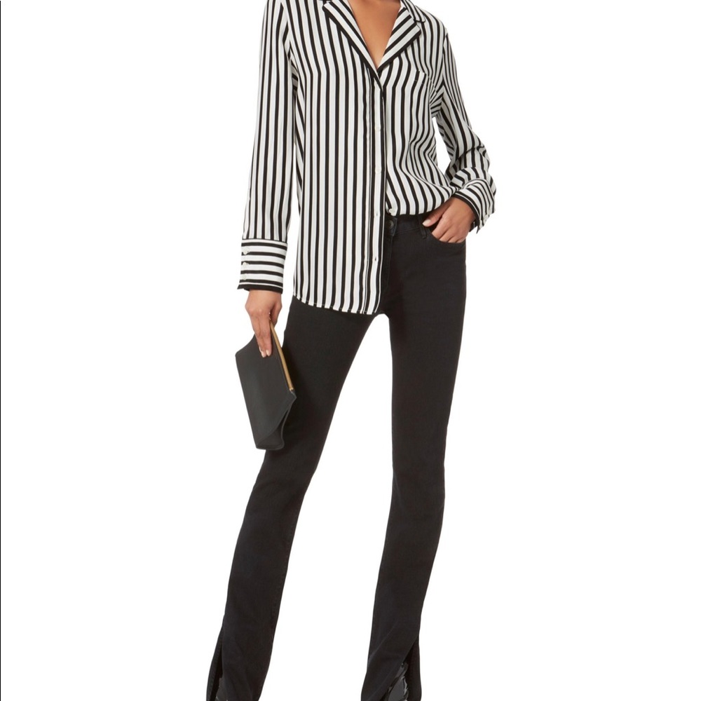 Frame Striped PJ Blouse